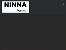 Tablet Screenshot of ninnarestaurant.com